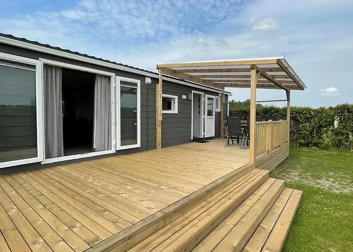 Campeggio Polderhuisje 1 - Heerlijk Chalet Dichtbij Strand En Duin - 2 Slaapkamers - Midicamping Van Der Burgh - Rockanje