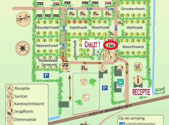 Polderhuisje 1 - Heerlijk Chalet Dichtbij Strand En Duin - 2 Slaapkamers - Midicamping Van Der Burgh - Rockanje Camping *